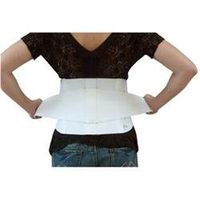 2-in-1 Knitted L/S Back Support White Med (30-34")