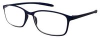 Edge I-Wear Retro Rectangular Reading Glasses for Women Men Plastic Readers 2.25 540860-+2.25-2(M.BU)