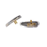 GMS Optical® 10 Pair 17mm Clip-on Replacement Nose Pads for Ray-Ban Sunglasses - (Gold Clip)