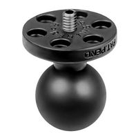 Ram Mount 1-Inch Diameter Ball with 1/4-Inch-20 Stud for Cameras, Video and Camcorders (Black)