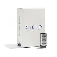 Cielo - Slim Extension Chamber Stainless Steel Pill Case Keychain Pill Holder for Medicine, Allergy Pills, Ibuprofen, Aspirin-Made in The USA, Cielo's Pill Container Keychain Pill Fob is The Best!