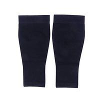 Healifty Open Toe Compression Socks Medical Compression Stockings 30-40mmhg Open Toe Toeless Knee High Calf Compression Sleeve for Swelling Varicose Veins Edema (Black, Size M)