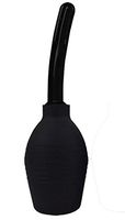 1Pcs 310ml/10oz Unisex Men Women Silicone Enema Bulb - Soft Safe and Comfortable Intestinal Cleanser Vaginal Washing Anal Medical Douche(Black)