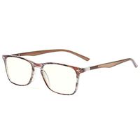 Computer Reading Glasses Blue Light Blocking Readers Men and Women Glasses of Reading (Brown Stripe, 2.5)