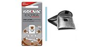 Rayovac Extra Advanced Size 312 Hearing Aid Battery 60 Pack Includes Free Hearing Aid Storage Pouch