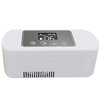 Dison Insulin Cooler Medicine Cooler Bag Cool Bag Diabetic Organizer Portable Medical LCD Display Cooler Mini Case Portable for Cooling Drug Reefer Car Small Refrigerator Travel Case