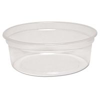 Solo Dccmn80100 Microgourmet Food Container 8 Oz Plastic Clear 500/Carton