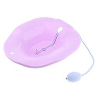 JFGUOYA Sitz Bath Over-The-Toilet Perineal Soaking Bath, for Hemorrhoidal Relief, for Pregnant Women, for The Elderly, Ideal for Post-Episiotomy Patients,Purple