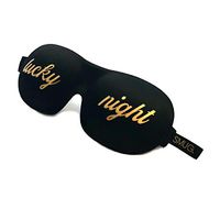 SMUG Eyelash Friendly Contoured 3D Blackout Beauty Sleep Mask/Eye Mask, Lucky Night