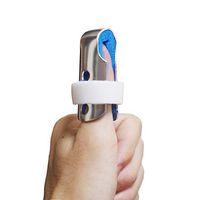 Sixport Finger Splint, Adjustable Aluminium Support Trigger, Mallet Finger Brace Pain Relieve Rheumatoid Arthritis Post Operative Care, S