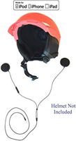 KOKKIA iGear : Sports/Motorcycle Helmet Earphones with Remote Control and Microphone, Compatible with Apple iPod, iPhone, iPad, Mac, Through 3.5mm Port.