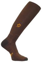 Worksox Work on Your Feet OTC Graduated Compression DryStat Odor Resistant Socks TWS1000, Brown, Small