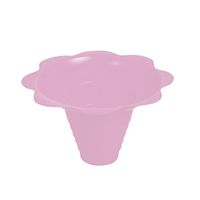 Medium Shaved Ice Sno Cone Flower Cups (8 OZ) 1000 Count Pink