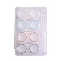 DMZ 4 Pairs of Portable and Practical Simple Contact Lens Case Travel Storage Container Box