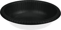 Creative Converting 173260 PAPER BOWLS 20 OZ, Black Velvet