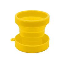 SPEQUIX Silicone Cup Foldable Sterilizing Cup for Menstrual Cup for Travel and Outdoors (Yellow)
