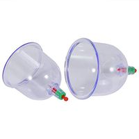 TTZ Cellulite Cup Chinese Cupping Vacuum Massage with Pumping Handle,Wet/Dry Home Spa Health Care Traditional Home Medical Physical