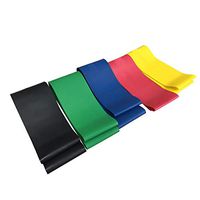 Tianhaik Exercise Loop Bands for Rotatory Cuff, Arm, Wrist, Ankle (Color : 5pcs)
