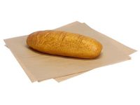 14x14" Natural Kraft Food Grade 20# Grease Resistant Kraft Tissue Sheet - WRAPS-1460N