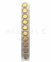 Hillflower 10 Piece AG10 LR1130 389A LR54 G10 Bulk 0% Hg 1.5V Alkaline New Battery