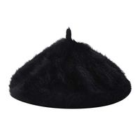 Theoylos Womens Beret Hat French Style Beanie Hats Fashion Ladies Beret Caps Outdoor Hat Black