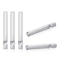 5-Pack Glass Tube Filter Accessories 4 Inches