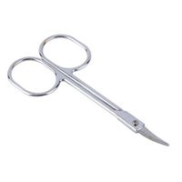 Alicenter(TM) Professional Finger Toe Nail Scissors Curved Arrow Steel Manicure Cuticle