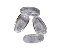50 x Spectacle/Eye Glass Nose Pads Silcone Tear Drop Shape Screw in (Small)