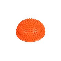 Yoga Half Ball Fitness Equipment Kids Elder Durian Massage Mat Exercise Balance Point Gym Yoga Pilates Ball Rubber,Orange