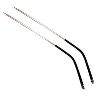 1 Pair Eyeglasses Replacement Temple Reading Glasses Thin Metal Frame Arms, Rose Gold