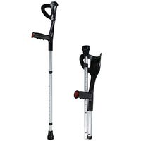MYJZY Folding Forearm Adult Crutches,Height Adjustable Medical Arm Cuff Crutch,Lightweight Aluminum Alloy,Ergonomic Design