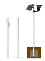 Eye Trax Modular Pole System - Permanent Mounting Pole Solution for The Ranger Series Solar Powered Wireless Security Camera Systems