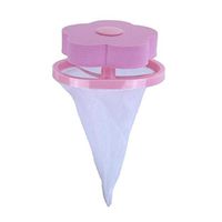 Ovanpa 2019 Floating Pet Fur Catcher Reusable Hair Remover Cleaning Tool for Washing Machine (2Pcs) (Pink)