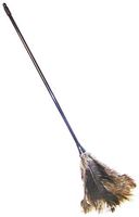 AAYU Brand Premium 25" Ostrich Feather Duster |Light Weight Plastic Handle Duster for Cleaning and Moping | Genuine Long Easy to Clean Dusters (65 cm Handle)