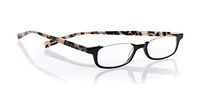 eyebobs What Inheritance? Unisex Premium Readers, Black Front with Black and White Tortoise Temples, 2.50 Magnification