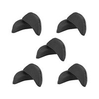 Exceart 5 Pairs of Toe Filler Inserts Shoe Filler Inserts for Too Big Shoes Soft Foam Shoes Pads Make Big Shoes Fit for Women Girls Lady(Black)