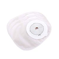 PIWYHOW Colostomy Pouch, Ostomy Bags Drainable Pouches with Measure Card, Colostomy Bags One Piece System Cut to Fit 15-60MM, Ileostomy Stoma Care