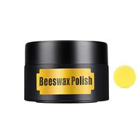 DDLmax 50ml Natural Wood Seasoning Beeswax Complete Solution Furniture Care Beeswax Home Cleaning Cleaner with Sponge for Wood Cleaner and Polish Wipes