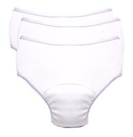 Ladies Reusable Incontinence Panty 10oz 3-Pack - Size -Medium 28-31