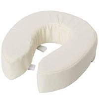 DMI 4-Inch Vinyl Foam Toilet Seat Cushion Adds Extra Padding to Your Toilet Seat, White