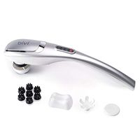 BIVI DX Cordless Deep Tissue Massager for Muscles, Back, Foot, Neck, Shoulder, Leg Pain Relief - Handheld Full Body Massager - White