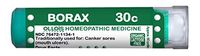 OLLOIS Organic Lactose-Free Borax 30C Homeopathic Medicines, Pellets, 80 Ct for Canker Sores