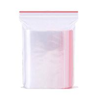 VOSAREA Small Plastic Bags Clear Reclosable Zipper Poly Bags Plastic Ziplock Bags for Daily Vitamin Candy Grain Jewelry, 1.5x2.3inch, 100 Pack