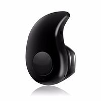 QZTELECTRONIC S530 Universal Mini Wireless in-Ear Earphone with Bluetooth 4.0 Stereo for iPhone Samsung (Black)