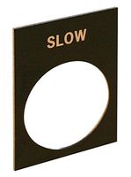 Legend, 22mm, "Stop"