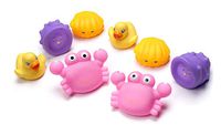Playgro Bathtime Squirtees (Pink) for Baby Infant Toddler Children 0109865, Playgro is Encouraging Imagination with STEM/STEM for a Bright Future - Great Start for a World of Learning
