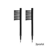 (2 in Pack) Hearing Aid Cleaning Brush with Magnet and Wax Loop for BTE, ITC or ITE (2)