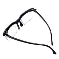 Manoch Adjustable Strength Lens Eyewear Variable Focus Distance Vision Zoom Glasses US Stock Material: A Frame + PC Lenses Color: Black Frame for Computer, Reading, Watching TV, Day Or Night Driving