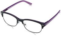 Foster Grant Women's Cleo Round Reading Glasses, Purple, 58.5 mm, +1.75