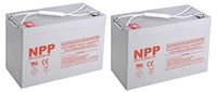 NPP HR12330W FR 12V 330W,12V 100Ah 12Volt 100Amp AGM High Rate Rechargeable Sealed Lead Acid UPS Battery(（2 pcs）